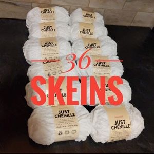 36 white skeins RESERVED FOR SOMEONE